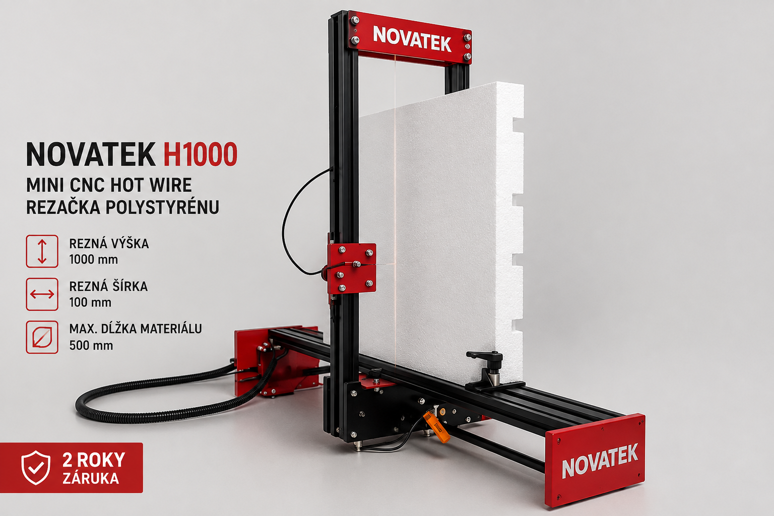 CNC rezačka polystyrénu s odporovým drôtom